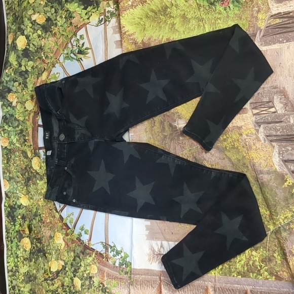 KUT from the kloth mia toothpick skinny star jeans size 2 - Picture 1 of 5